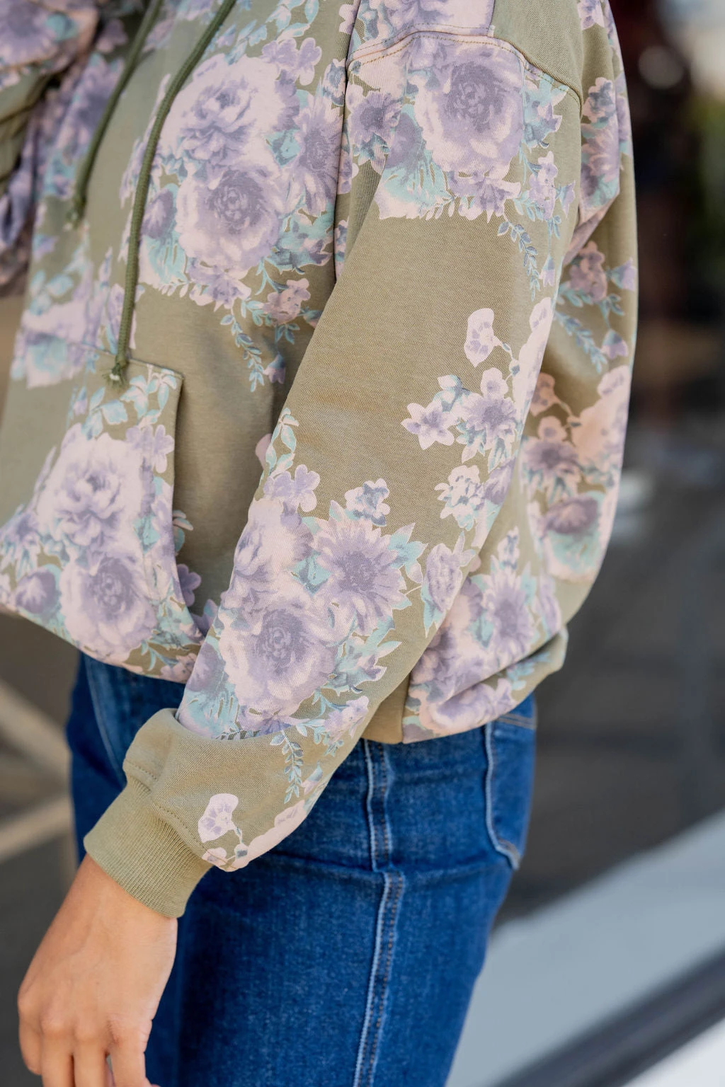 Vintage Floral Hooded Sweatshirt 6 Vintage Floral Hooded Sweatshirt - Image 6