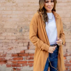 Cinched Zipper Jacket