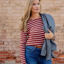 Striped Cotton Long Sleeve Tee 22 Striped Cotton Long Sleeve Tee -Women's Clothing Store untitled 5585 19ae0ff2 f7ec 4601 9eb6 59fda431c984