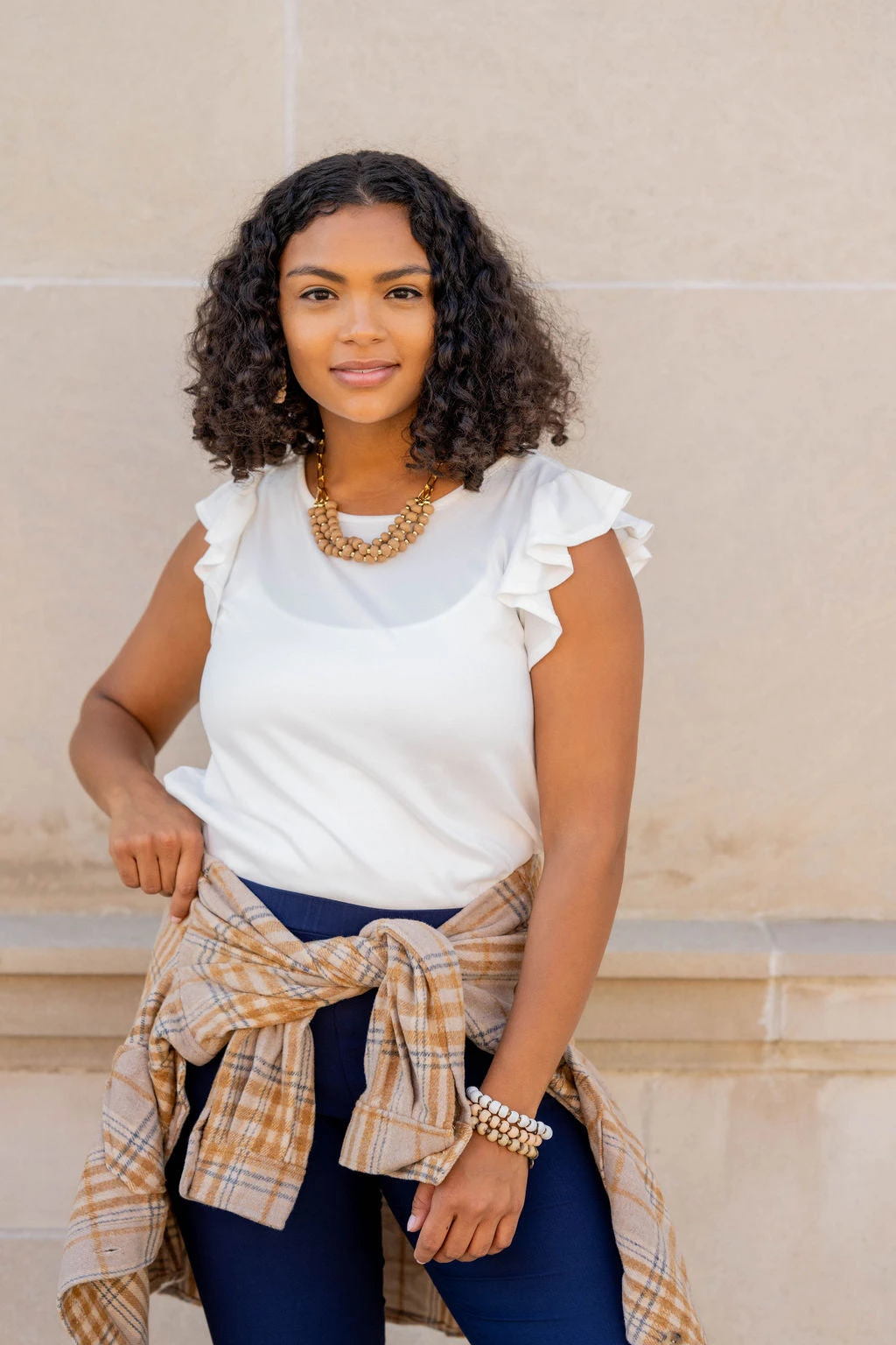 Super Soft Flutter Sleeve Tee 3 Super Soft Flutter Sleeve Tee - Image 3