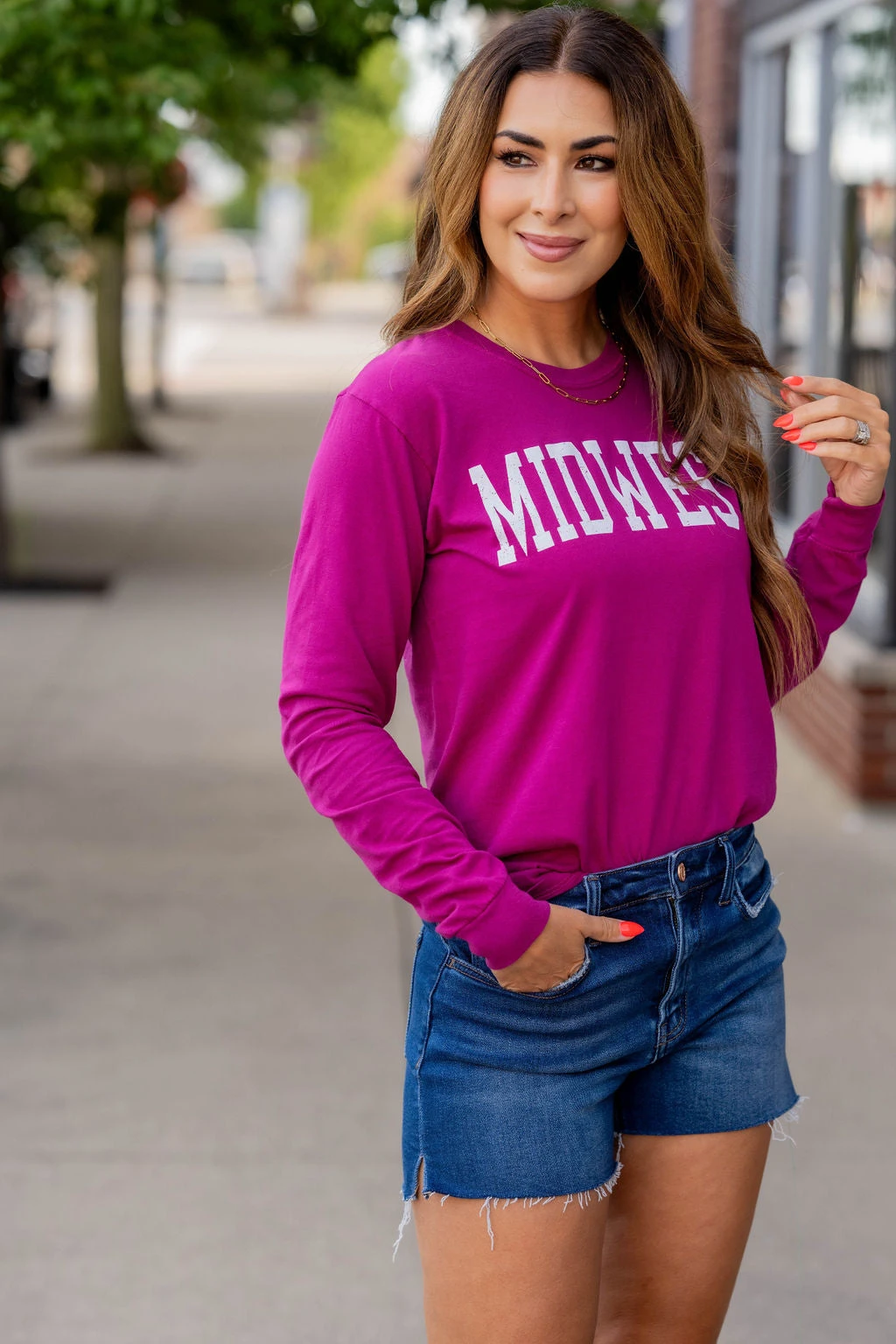 Midwest Long Sleeve Graphic Tee 12 Midwest Long Sleeve Graphic Tee - Image 12