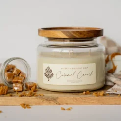 Betsey's Exclusive Caramel Crunch Soy Wax Candle - 44oz