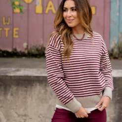 Everyday Striped Sweater -Women's Clothing Store untitled 5714 781bbd95 f834 499e b153 06b672806ca3