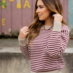 Everyday Striped Sweater -Women's Clothing Store untitled 5730 070c9229 9aaa 428b 8200 d4a34da0d21a