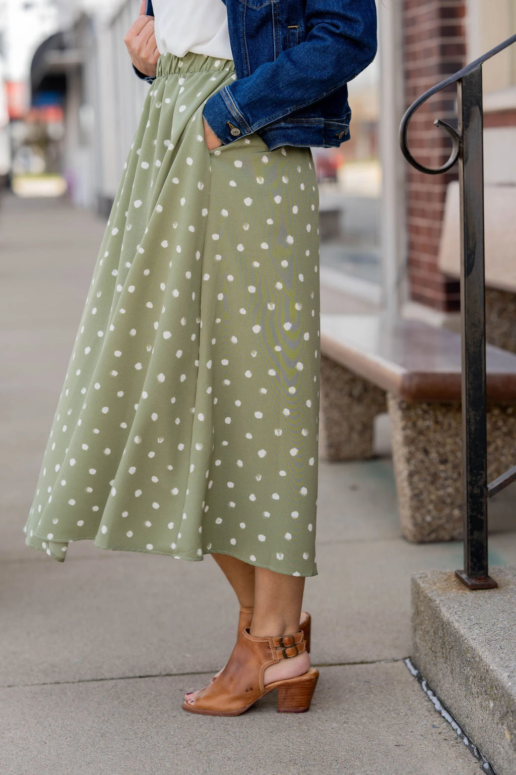 Midi Dot Skirt 19 Midi Dot Skirt - Image 19
