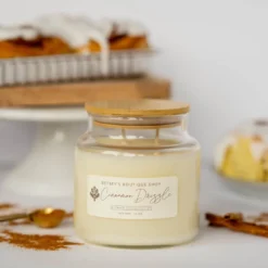 Betsey's Exclusive Cinnamon Drizzle Soy Wax Candle - 16oz