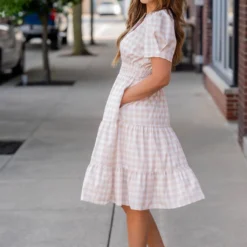 Gingham Short Sleeve Tiered Dress 17 Gingham Short Sleeve Tiered Dress -Women's Clothing Store untitled 5807 a1e0ddeb 42ba 4404 b76d dd14eed57323