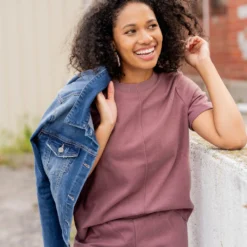 So Soft Mid Seam Tee -Women's Clothing Store untitled 5882 94e54b81 1f37 4ec3 8531 ae50856635c2