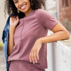 So Soft Mid Seam Tee