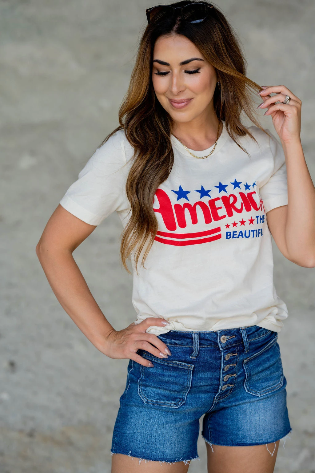 America The Beautiful Graphic Tee 1 America The Beautiful Graphic Tee