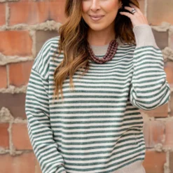 Everyday Striped Sweater -Women's Clothing Store untitled 5974 eb08bbbe 5002 45d4 bdd4 9fb13c944159
