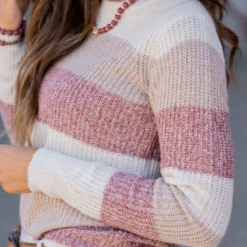 Marled Color Blocked Knit Sweater -Women's Clothing Store untitled 6070 a1f721a7 6690 494c 8a25 c3edba3200b0