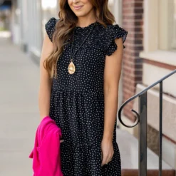 Speckled Smocked Top Dress -Women's Clothing Store untitled 6083 eb324c83 bcc1 4904 bdd8 413010a79d1d