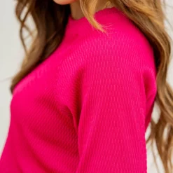 Woven Textured Sweatshirt 20 Woven Textured Sweatshirt -Women's Clothing Store untitled 6188 300523