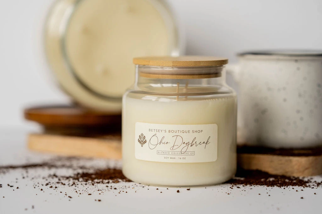 Betsey's Exclusive Ohio Daybreak Soy Wax Candle - 16oz 9 Betsey's Exclusive Ohio Daybreak Soy Wax Candle - 16oz - Image 9