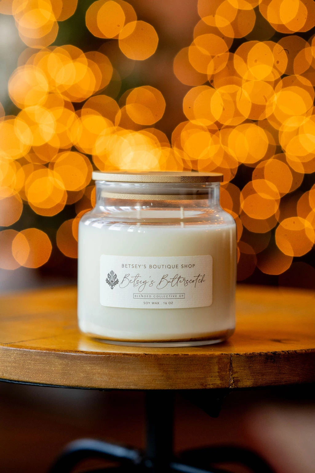 Betsey's Exclusive Butterscotch Soy Wax Candle - 16oz 2 Betsey's Exclusive Butterscotch Soy Wax Candle - 16oz - Image 2