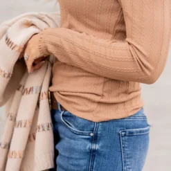 Braided Textured Long Sleeve Tee 24 Braided Textured Long Sleeve Tee -Women's Clothing Store untitled 6420