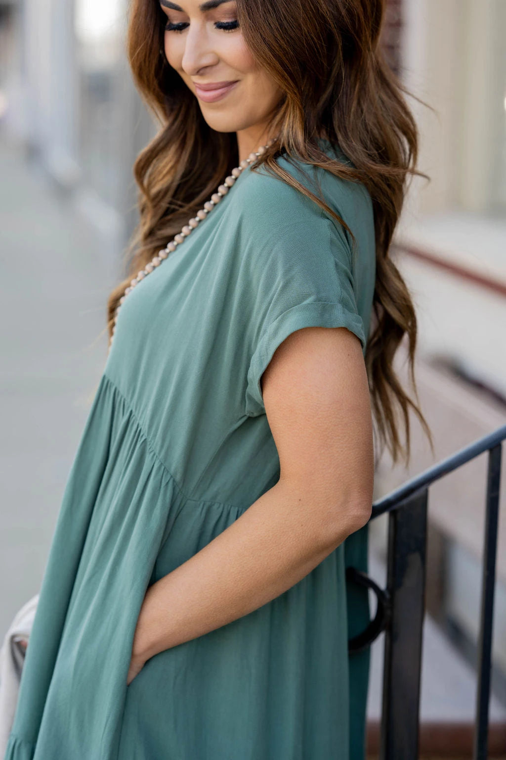 Flowy Tiered Midi Dress 12 Flowy Tiered Midi Dress - Image 12