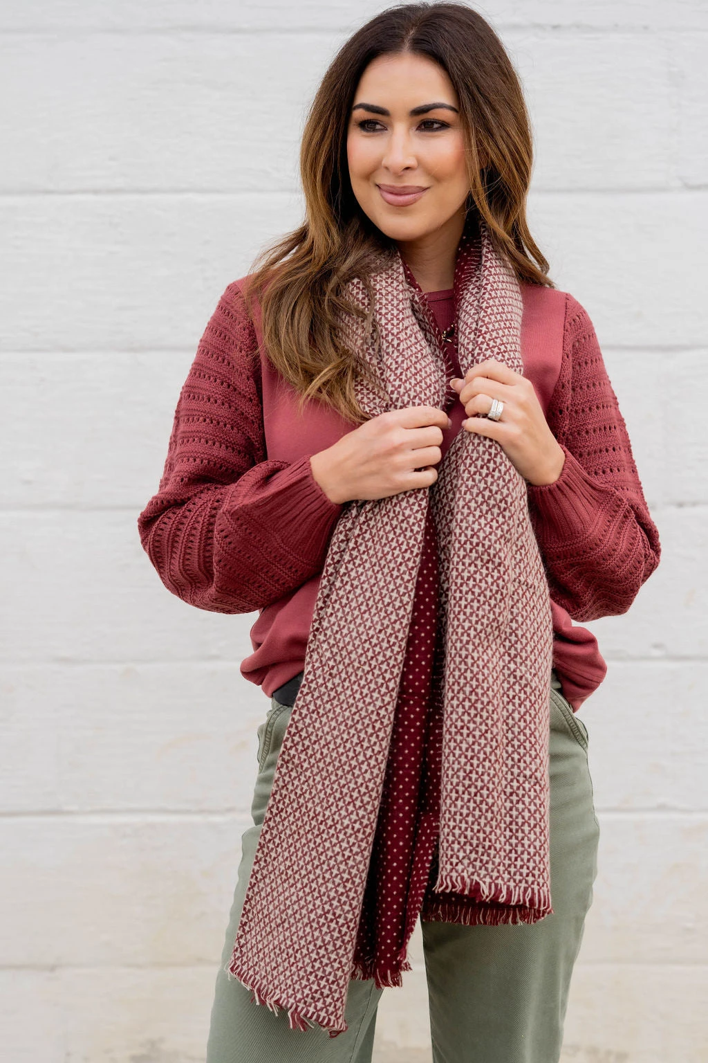 Cutout Sleeve Solid Body Sweater 2 Cutout Sleeve Solid Body Sweater - Image 2