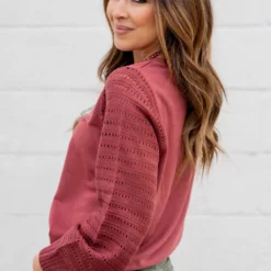 Cutout Sleeve Solid Body Sweater 24 Cutout Sleeve Solid Body Sweater -Women's Clothing Store untitled 6563 97e7e0a9 1490 4158 af4d 285884555eb3