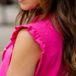 Stitched Dots Cinched Trim Tank 26 Stitched Dots Cinched Trim Tank -Women's Clothing Store untitled 6684