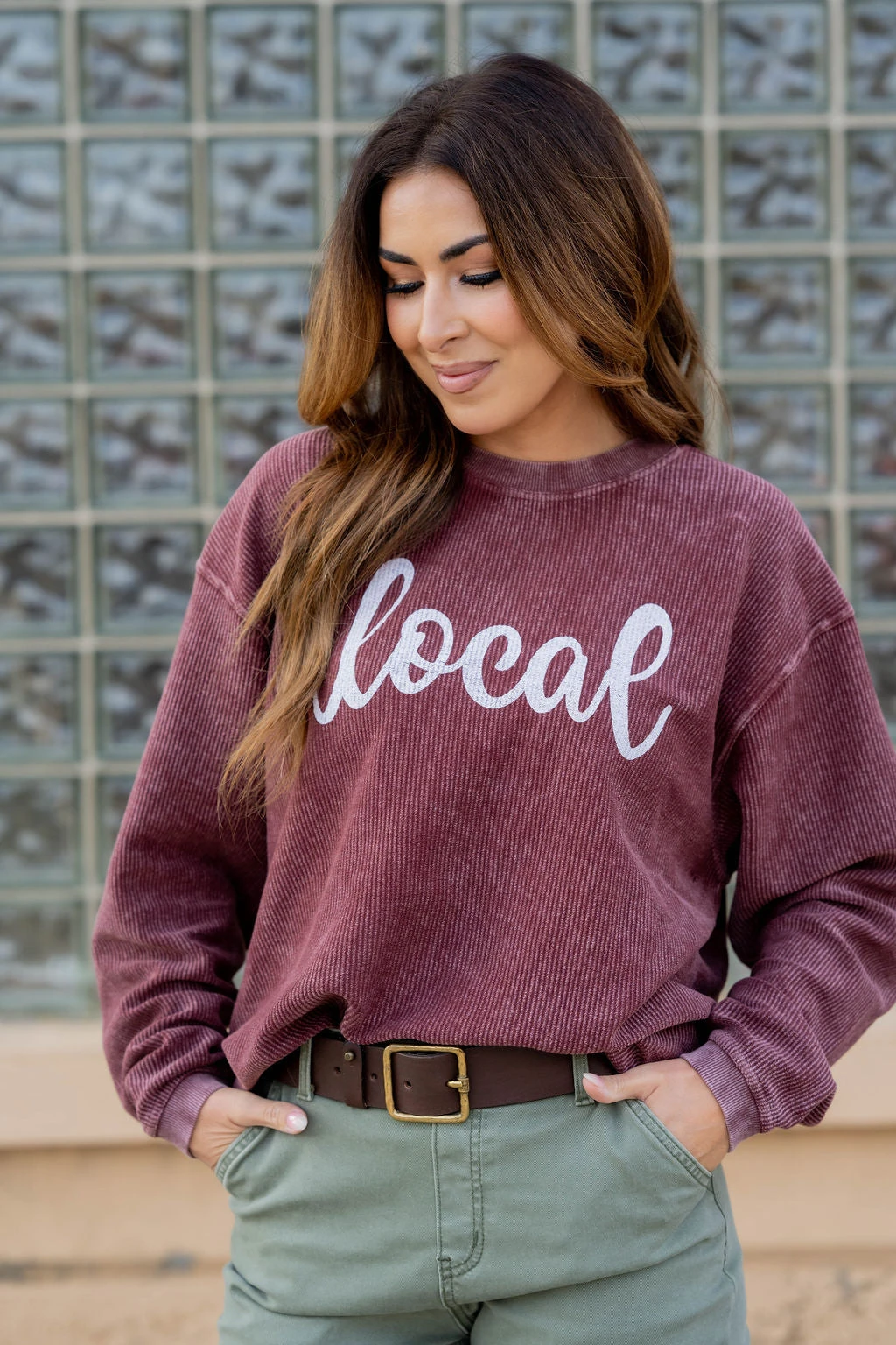 Local Ribbed Graphic Crewneck 2 Local Ribbed Graphic Crewneck - Image 2