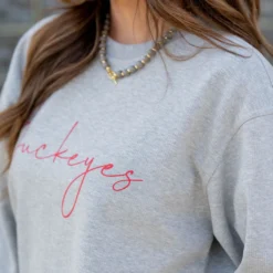 Buckeyes Graphic Crewneck -Women's Clothing Store untitled 6813