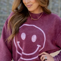 Vintage Smiley Face Ribbed Graphic Crewneck 9 Vintage Smiley Face Ribbed Graphic Crewneck -Women's Clothing Store untitled 6834 fc31ce21 d2db 4275 a3b1 734cb49fa92c