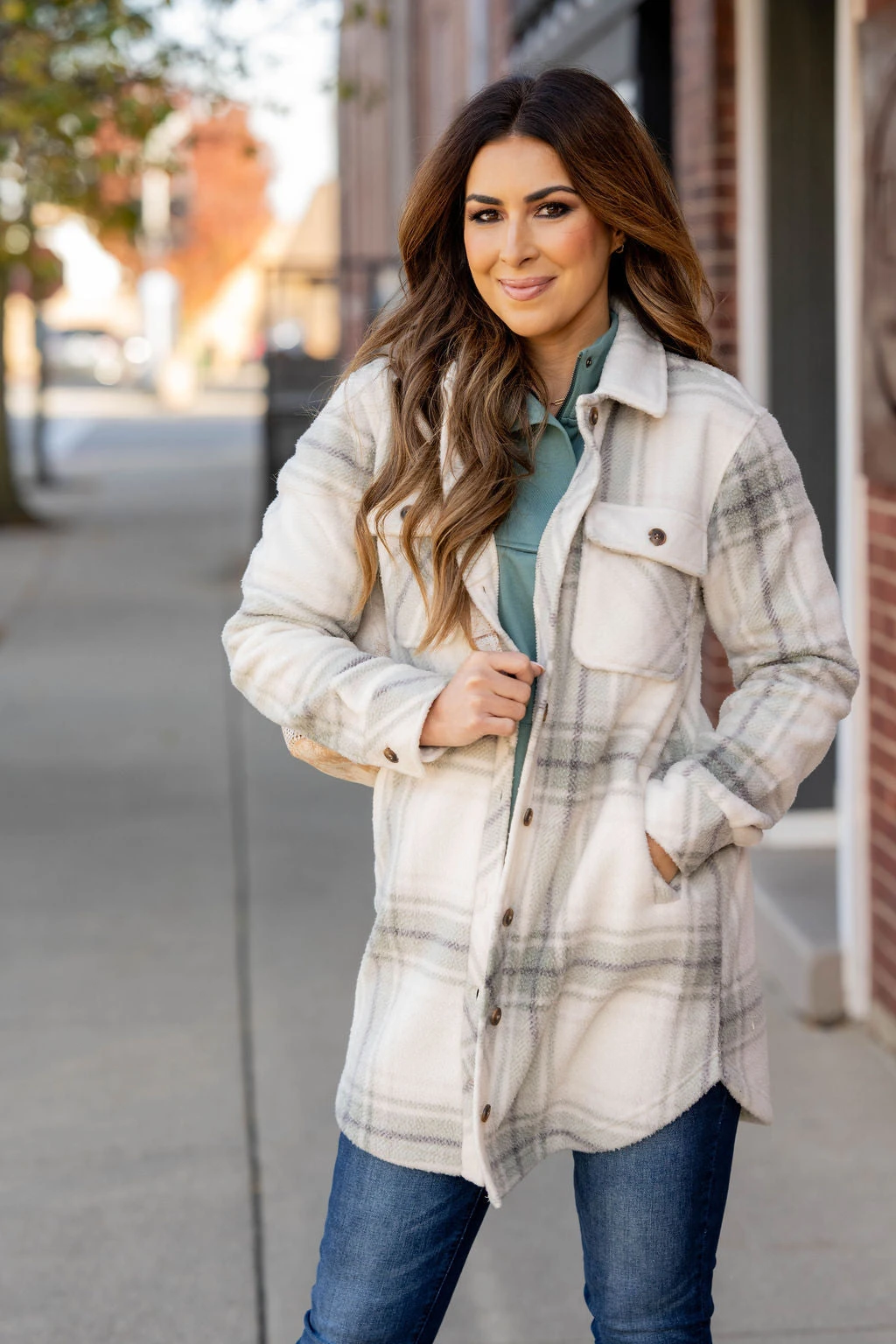 Grace Plaid Tunic Shacket 6 Grace Plaid Tunic Shacket - Image 6