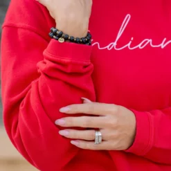 Cursive Indiana Graphic Crewneck -Women's Clothing Store untitled 6893 88ec07de 9028 4a47 94c1 b3d05c493bbf