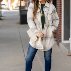 Grace Plaid Tunic Shacket 14 Grace Plaid Tunic Shacket -Women's Clothing Store untitled 6912