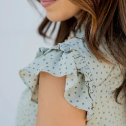 Speckled Smocked Top Dress -Women's Clothing Store untitled 6913