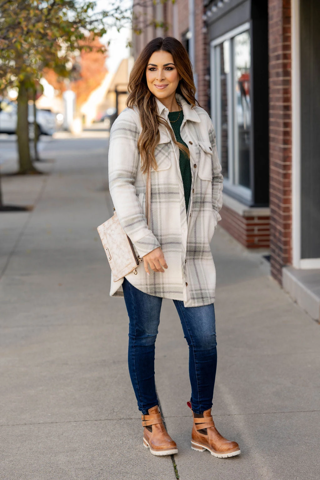 Grace Plaid Tunic Shacket 8 Grace Plaid Tunic Shacket - Image 8