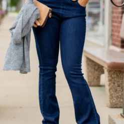 Betsey's Flare Denim Jeggings -Women's Clothing Store untitled 6939 275334