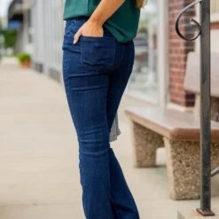 Betsey's Flare Denim Jeggings -Women's Clothing Store untitled 6941 382467