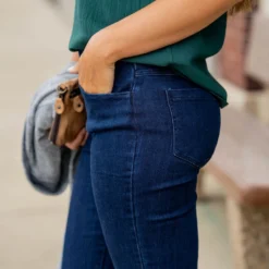 Betsey's Flare Denim Jeggings -Women's Clothing Store untitled 6945 387533