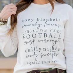 Autumn Vibes Graphic Crewneck -Women's Clothing Store untitled 6953