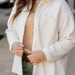 Solid Top Ribbed Shacket -Women's Clothing Store untitled 6977 a96e2bf7 ace8 49be 92c2 6176ff1d8d7b