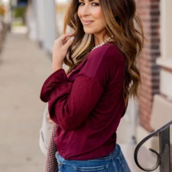 Braided Statement Sleeve Solid Body Blouse -Women's Clothing Store untitled 6984 207342b5 0de6 45d0 bddc 225948d0bd68