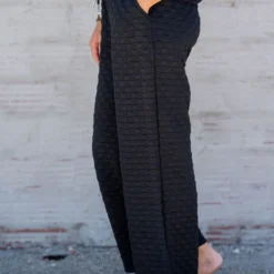 Subtle Checkered Relaxed Bottom Pants -Women's Clothing Store untitled 7200 e0706798 fc1b 43d3 b705 bcfd38e6df74