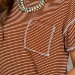 Bold Stitched Striped Pocket Tee -Women's Clothing Store untitled 7203 8d32d9a1 b538 4c73 b4cf 96a3b5bb92b5