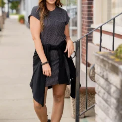 Heavily Ribbed Tee Dress -Women's Clothing Store untitled 7236 e2c6ba06 1414 41e4 a94b 6d6a1a8340cf