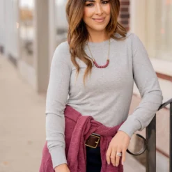 Lightly Ribbed Simple Long Sleeve Tee 35 Lightly Ribbed Simple Long Sleeve Tee -Women's Clothing Store untitled 7310 eb189147 fc31 4561 908c ba7e7e4a6373