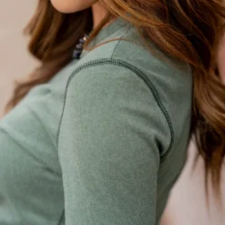 Colored Seam Long Sleeve Tee -Women's Clothing Store untitled 7367 621ddc88 9e27 4c9f b0a2 141e64e4ee15