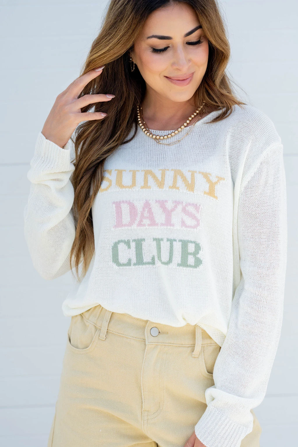 Sunny Days Club Sweater 1 Sunny Days Club Sweater