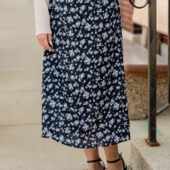 Classic Blossoms Maxi Skirt