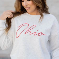 Heathered Cursive Ohio Graphic Crewneck 9 Heathered Cursive Ohio Graphic Crewneck -Women's Clothing Store untitled 7473 26c3ce69 375a 48a3 b545 d7855cdc1728
