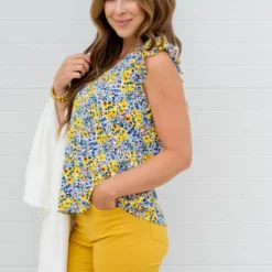 Wildflowers Ruched Ruffle Trim Tank 36 Wildflowers Ruched Ruffle Trim Tank -Women's Clothing Store untitled 7510 e158c9dc 24c4 4dce 9d9c 95c9572fa539