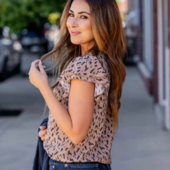 Brush Stroked Double Flutter Blouse 11 Brush Stroked Double Flutter Blouse -Women's Clothing Store untitled 7530 dcd3332d 2717 4849 a0de dd86d1126d50