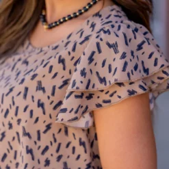 Brush Stroked Double Flutter Blouse 15 Brush Stroked Double Flutter Blouse -Women's Clothing Store untitled 7554 d37325bb dc62 4286 82cf dcbfc4f39328